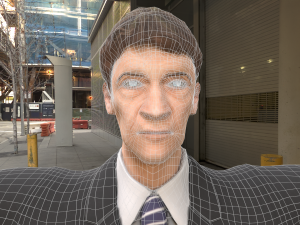 old classic man rigged low poly 3Dモデル