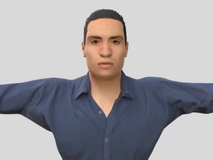 lowpoly character pack 3D Model