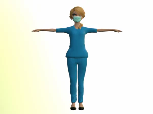 lowpoly character pack 3D Model