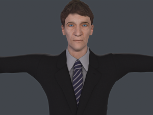 lowpoly character pack Model 3D