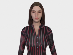 lowpoly character pack Model 3D