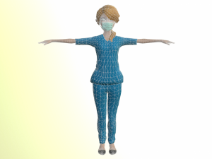 lowpoly character pack Model 3D