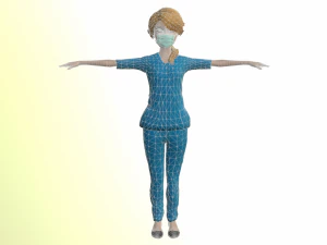 lowpoly character pack 3D Model