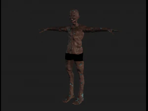 lowpoly character pack 3D Model