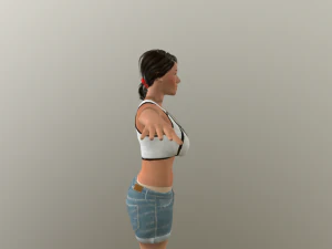 lowpoly character pack 3D Model
