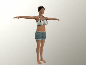 lowpoly character pack 3D Model