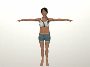 lowpoly character pack 3D Model