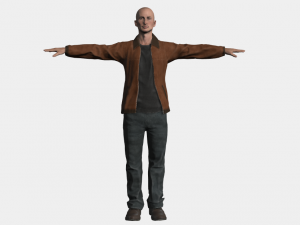 lowpoly character pack Model 3D