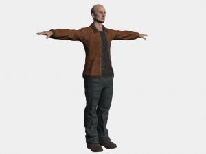 lowpoly character pack Model 3D