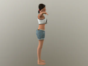 lowpoly character pack 3D Model