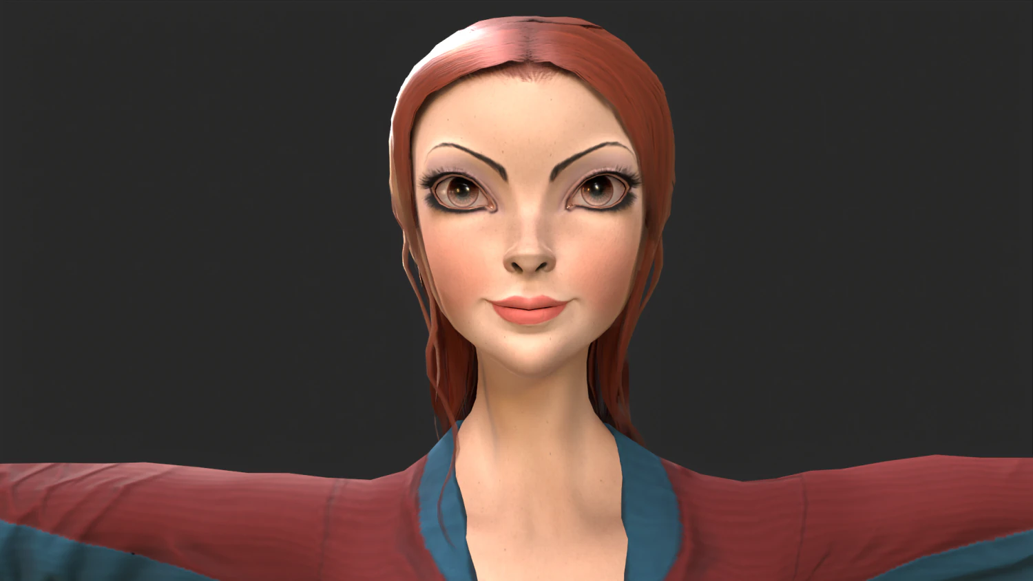 cartoon character 3D Model .c4d .max .obj .3ds .fbx .stl .blend 