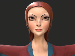 cartoon character 3Dモデル