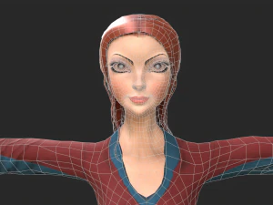 cartoon character 3D Model