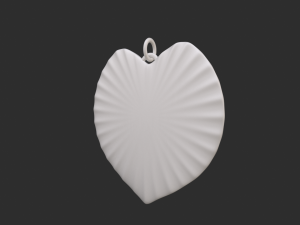 love gold necklace Model 3D