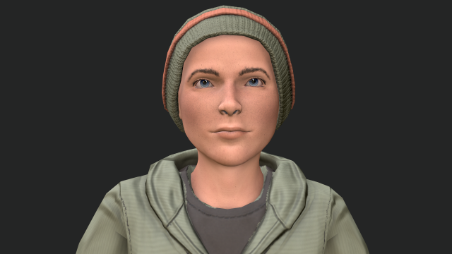 cool boy rigged character 3D Model .c4d .max .obj .3ds .fbx .stl .blend 