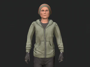 cool boy rigged character 3D Model