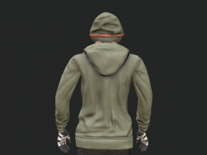 cool boy rigged character 3D Model