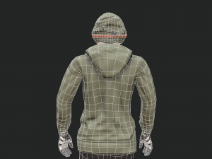 cool boy rigged character 3D Model