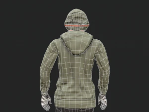 cool boy rigged character 3D Model