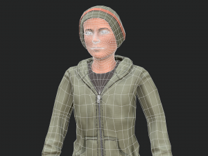 cool boy rigged character 3D Model