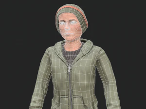 cool boy rigged character 3D Model
