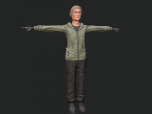 cool boy rigged character 3D Model