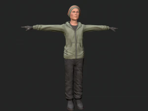 cool boy rigged character 3D Model