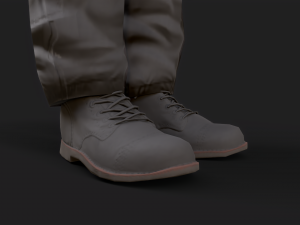 cool boy rigged character 3D Model