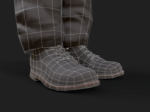 cool boy rigged character 3D Model