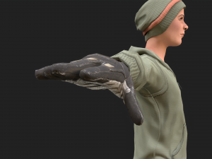 cool boy rigged character 3D Model