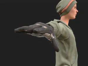 cool boy rigged character 3D Model
