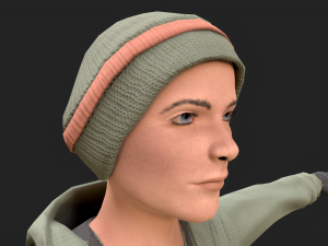 cool boy rigged character 3D Model