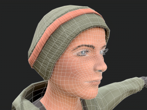 cool boy rigged character 3D Model