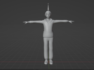 cool boy rigged character 3D Model