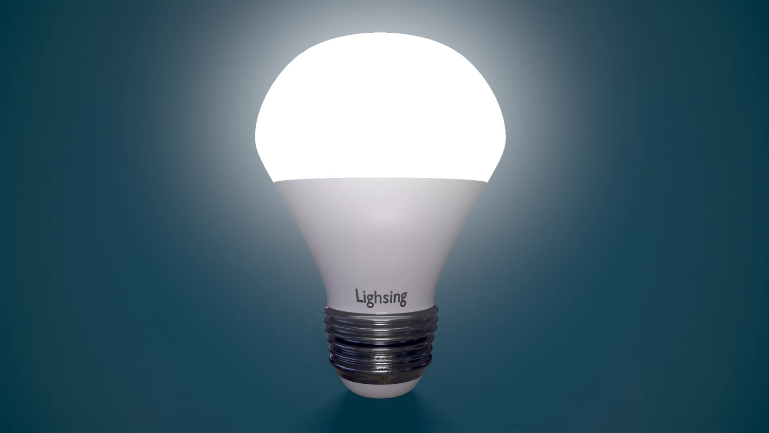 led light bulb 3D Model .c4d .max .obj .3ds .fbx .stl .blend 