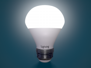 led light bulb 3D Model