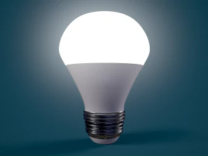 led light bulb 3D Model