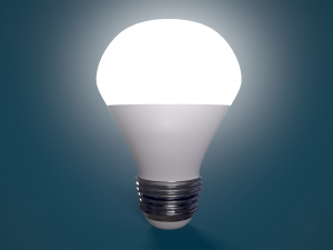 led light bulb Modello 3D