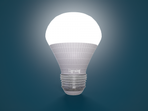 led light bulb Modello 3D