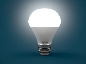 led light bulb 3D Model