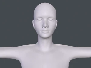 female basemesh 3D Model