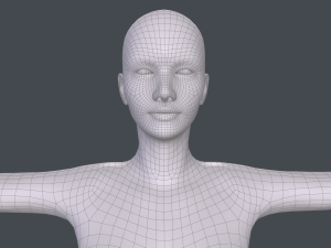 female basemesh Model 3D