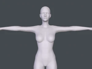 female basemesh 3D Model