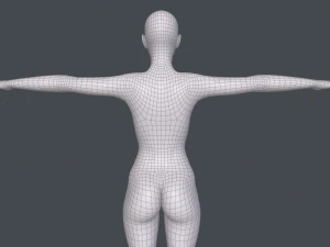 female basemesh 3D Model