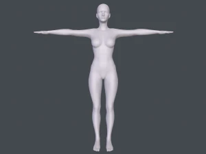 female basemesh 3D Model