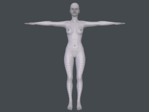 female basemesh Model 3D