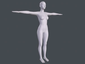 female basemesh 3D Model