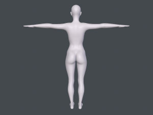 female basemesh Model 3D