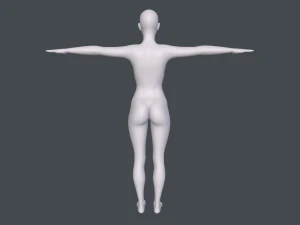 female basemesh 3D Model
