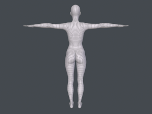 female basemesh Model 3D